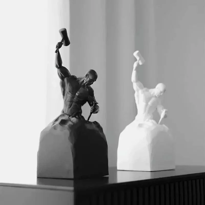 Escultura Abstrata Forza — detalhe