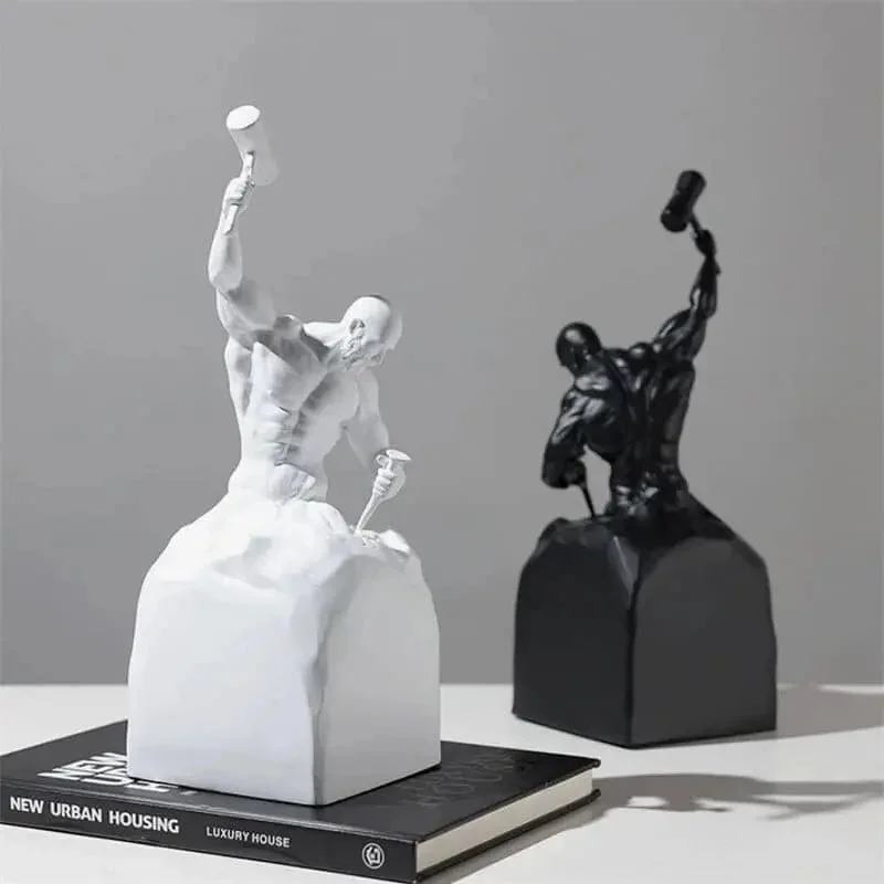 Escultura Abstrata Forza — vista complementar