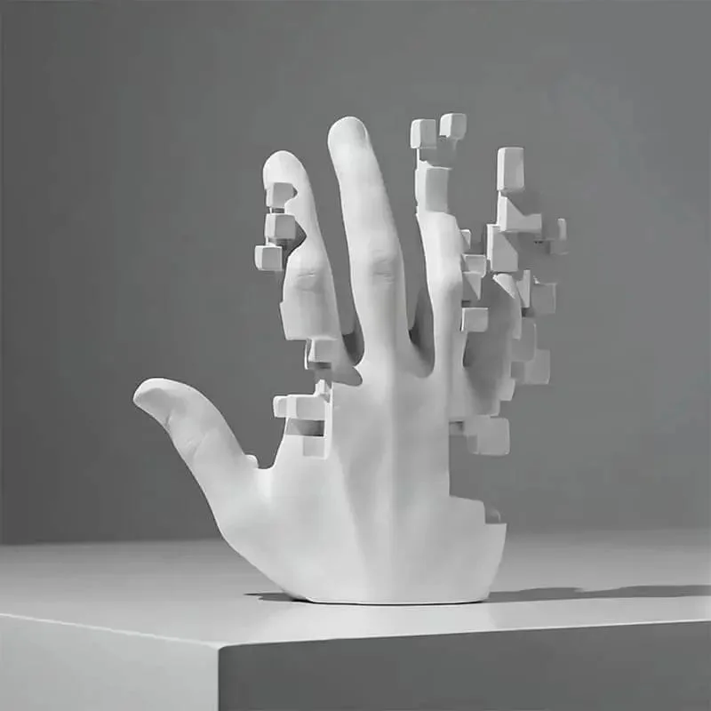 Escultura Abstrata Mani — detalhe