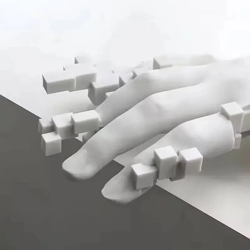 Escultura Abstrata Mani — vista complementar