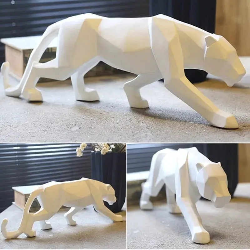 Escultura Geométrica Panther — detalhe