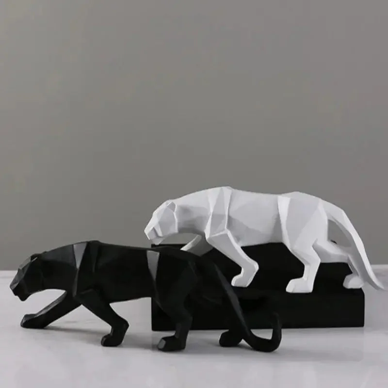 Escultura Geométrica Panther — vista complementar