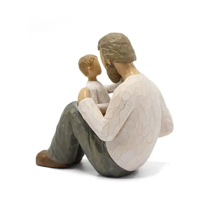 Escultura Pai e Filho — vista complementar
