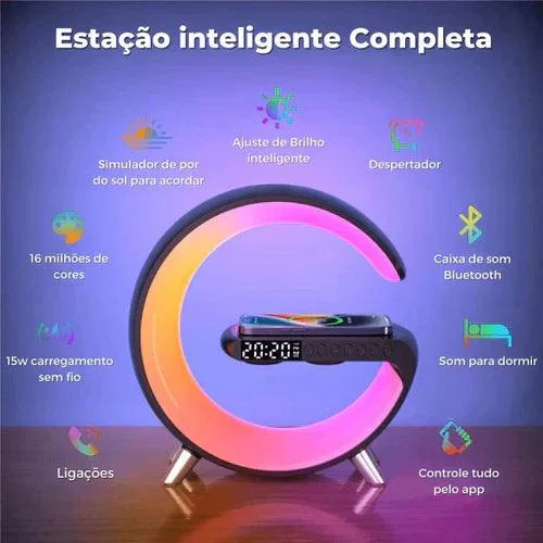 Luminária RGB – Multifuncional — detalhe